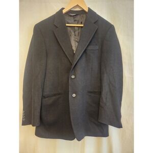 Jos. A. Bank Blazer Sport Coat Mens 38R Gray 100% Camelhair 2 Button Jacket